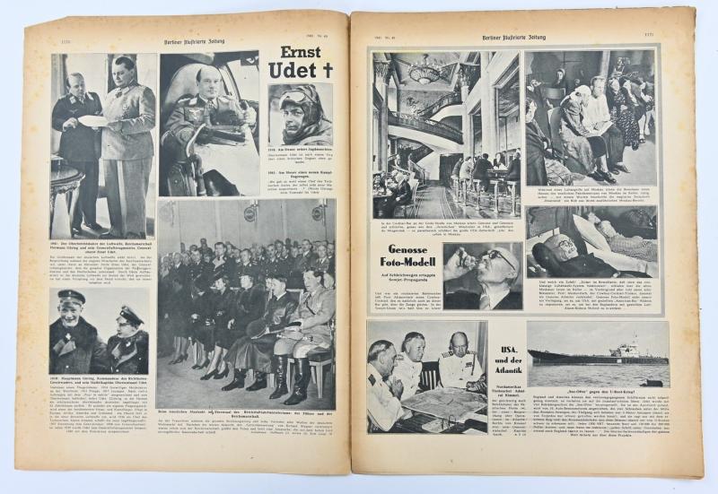 German Berliner Illustrierte Zeitung Newspaper 1941