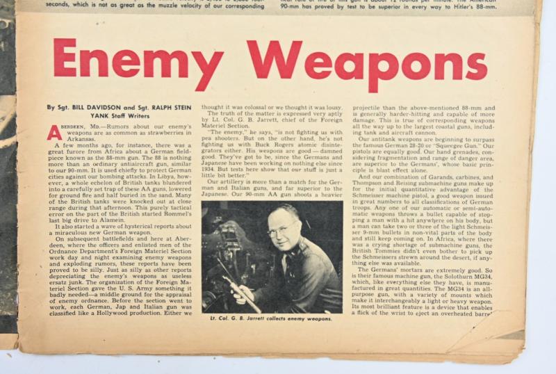 US WW2 Yank Magazine 1943