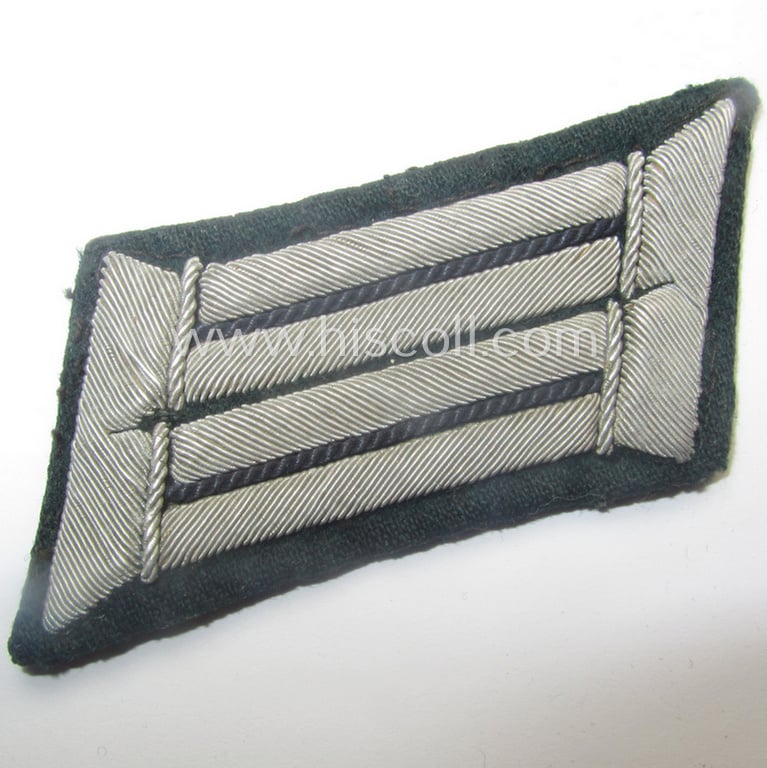 Pair of WH (Heeres) collar-tabs (ie. 'Kragenspiegel für Offiziere'): 'Offizier der Pionier-Trpn.'