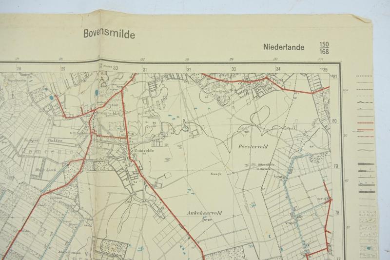 German Mapcard of 'Bovensmilde' Holland