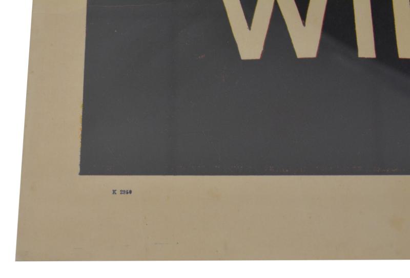 German Dutch 'Winterhulp' Poster