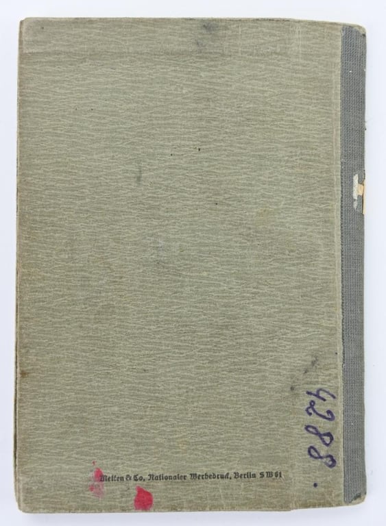 German WH Wehrpass Robert Meier KIA Wolchow