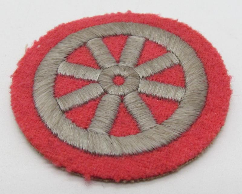Hitler Youth (Hitler Jugend) Motorized Qualification Sleeve Patch with RZM Tag
