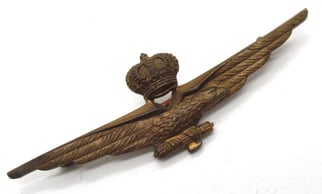 Original Italian Regia Aeronautica Pilot Badge – Kingdom...