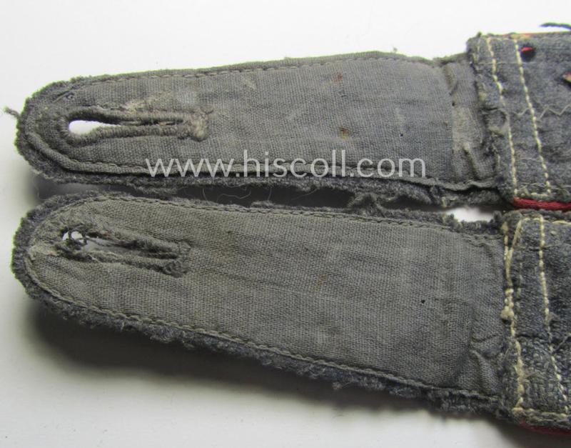 Pair of WH (Luftwaffe) NCO-type shoulderstraps: 'Stabsfeldwebel o. Spiess einer Pz-Abteilungs der LW-Felddivisionen'