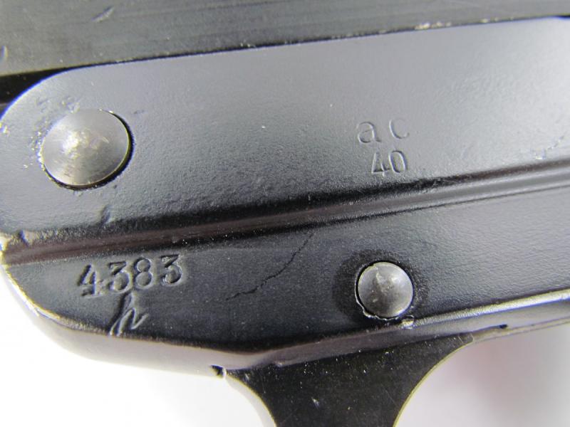 LP34 Aluminum flare gun marked ac40