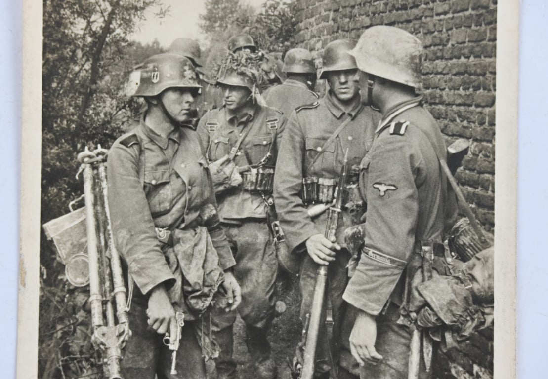 German Waffen-SS Postcard 'Unsere-SS'