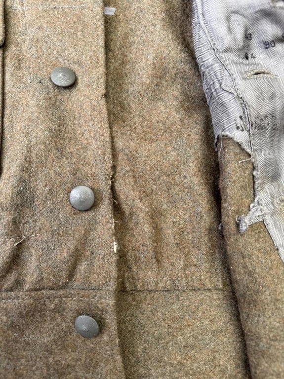 Wehrmacht Heer M44 tunic, printed eagle (!)