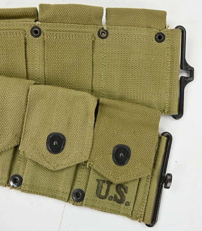 US WW2 M1 Garand Ammo Belt 1943