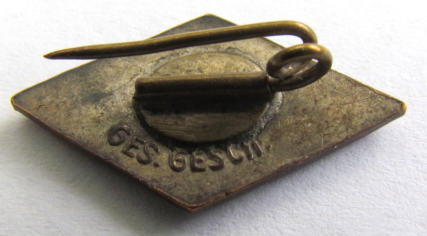 Hitler Youth Membership Pin by Ges.Gesch