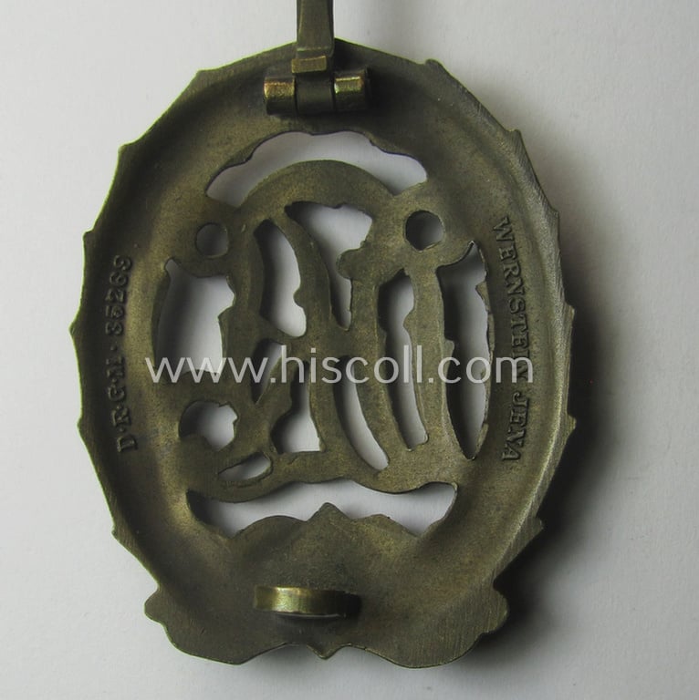'Reichssportabzeichen DRL in Bronze' by the: 'Wernstein'-company