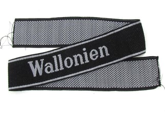 Waffen SS "Wallonien" BeVo Cufftitle