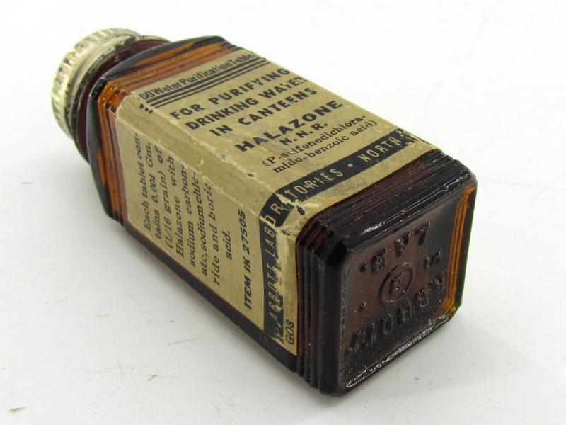 US WWII Water Purification Tablets