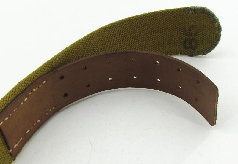 Wehrmacht tropical webbing belt ( RB Numbered )