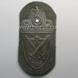 WH (Heeres ie. Waffen-SS) 'Demjansk'-campaign-shield (of the 'missing...