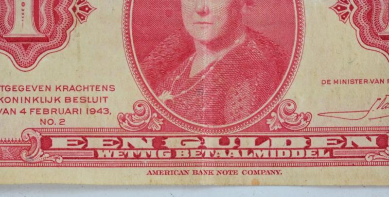 US WW2 Allied Invasion Banknote 'Holland'