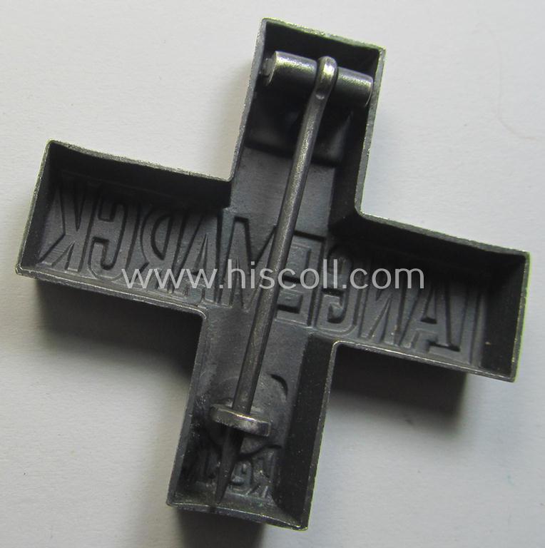 Attractive - and actually scarcely found! - silver-toned- (and typical 'Buntmetall'-based) so-called: 'Langemarck-Kreuz des 26. Reserve-Korps' being a very nicely preserved example that comes in a wonderful condition