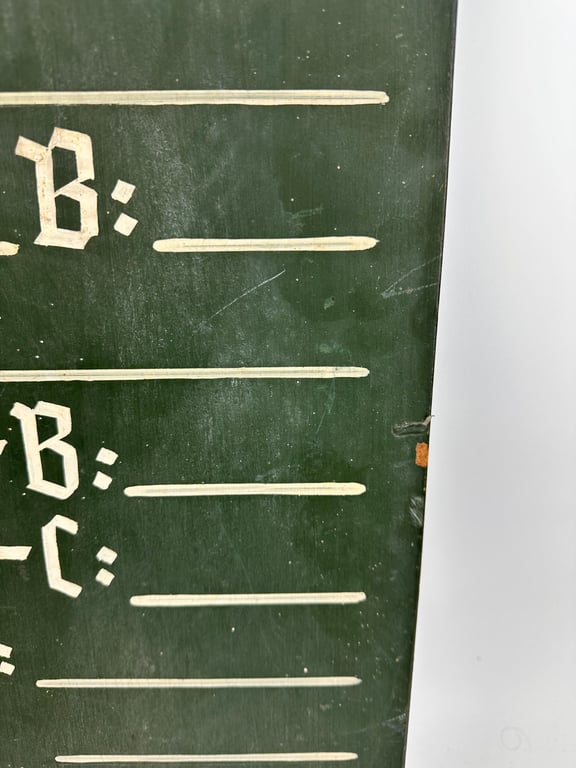 WW2 German warehouse stock sign