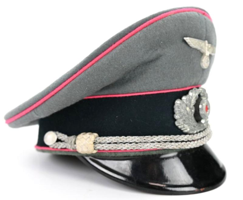 German WH Panzer Officer Visor Cap
