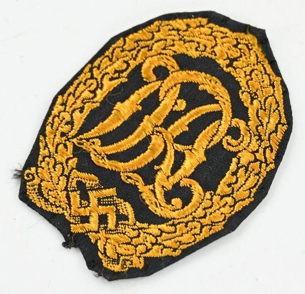 German DRL Cloth Sports badge in Bronze
