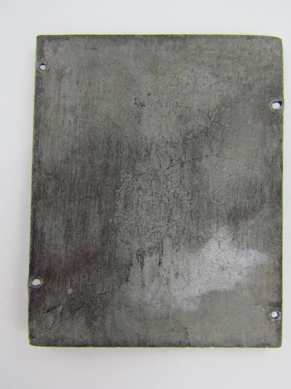 Original German Newspaper Photo “Druckplatte” (printing plate)