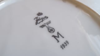 Kriegsmarine Porcelain Soup Plate - Jäger 1939