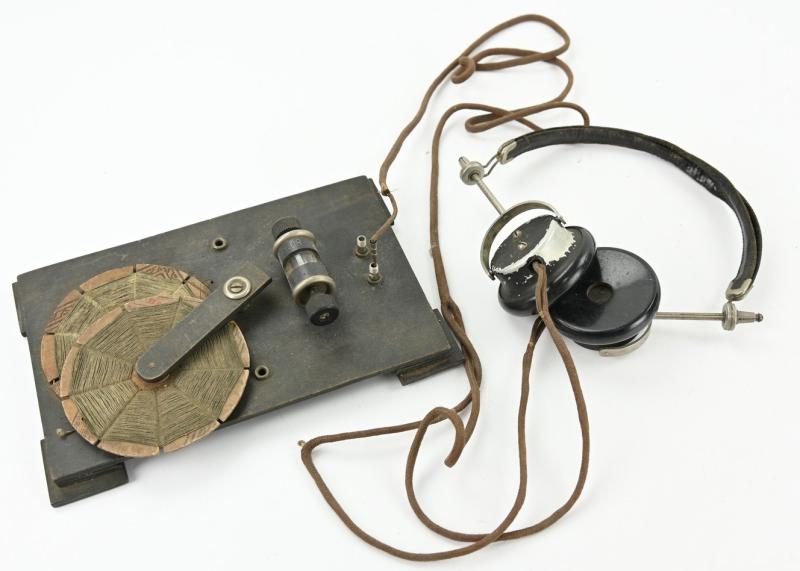 Civilian WW2 Secret Radio with headphone