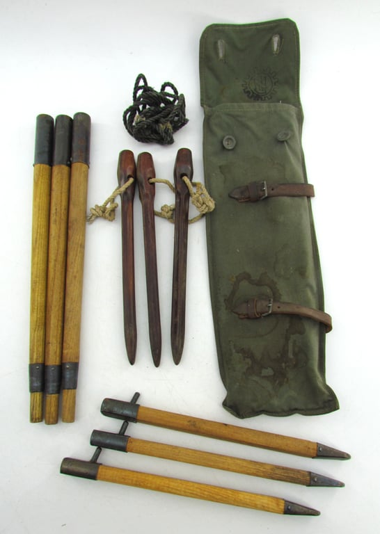 Shelter Quarter Equipment (Zeltbahn Ausrüstung) with "Teno" Stamp