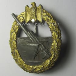 WH (KM) 'Marine-Artillerie-Abzeichen' being a maker- (ie. 'F.L.L....