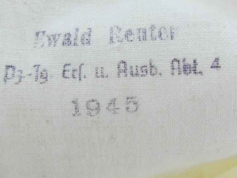 White Cotton Blouse Stamped 1945 And Named