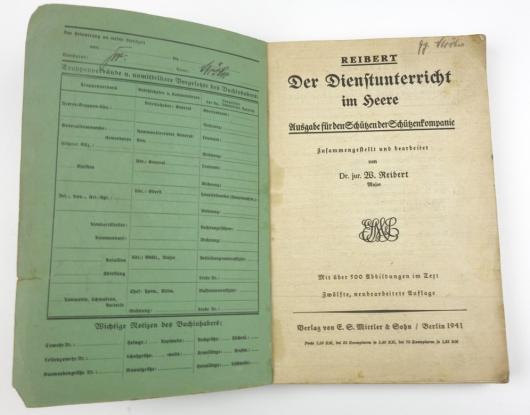 German WH Handbook "Reibert"