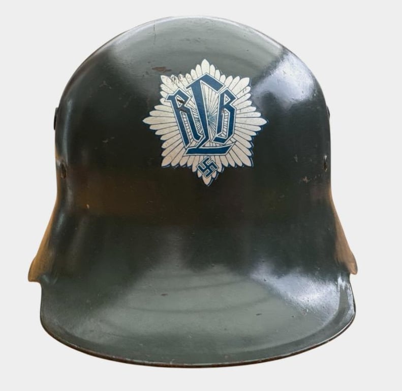 RLB (Reichsluftschutzbund) Helmet – M34 “Himmler Shell” Variant