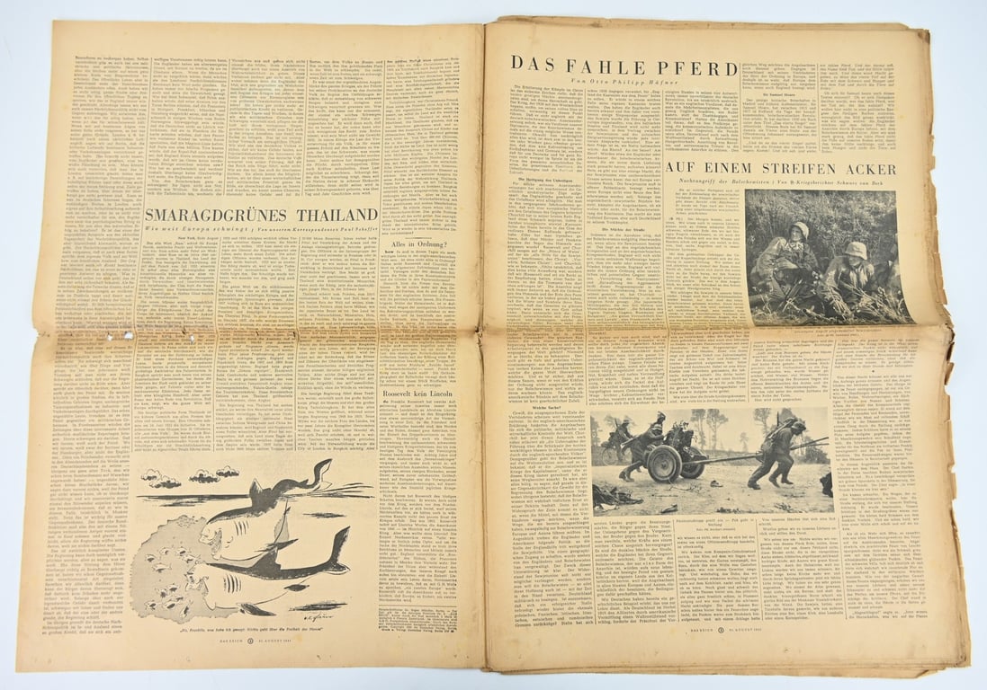 German Newspaper “Das Reich” August 1941