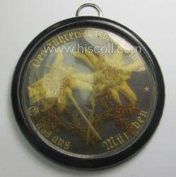 Interesting, TR-period 'souvenir-item' being a small-sized 'frame' showing...