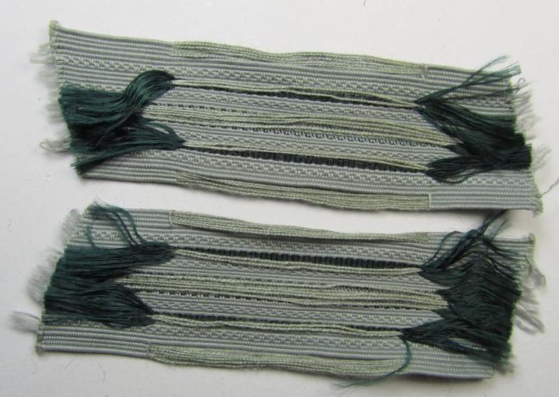 Neat - and fully matching! - pair of WH (Heeres) early- (ie. mid-war-) period collar-tabs or: 'Einheitskragenspiegel' (being of the desirable 'generic-type' to be used by all 'Heeres' branches of the 'Deutsche Wehrmacht')