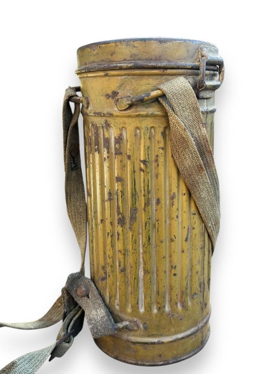 Olive Tropical Tan Gasmask Canister -named-