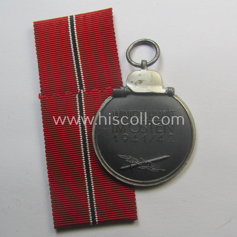 Medal-set: 'Winterschlacht im Osten 1941-42' being a maker- (ie. '117'-) marked specimen by the (unusual!) maker: 'Hugo Lang'