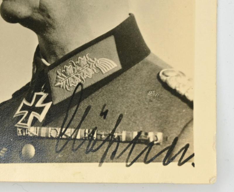 Signature of Wehrmacht Heer KC and General of the Infantry Erich-Heinrich Clößnerr