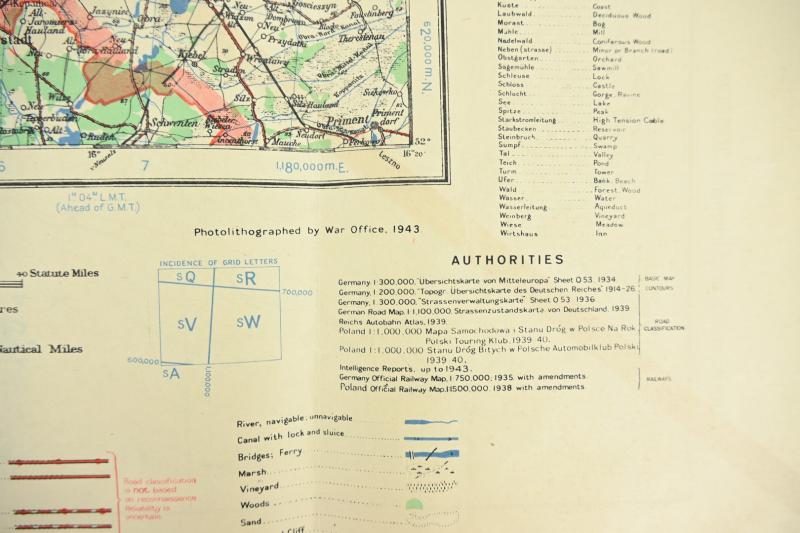 German WH /Allied RoadMap Newcastle /Frankfurt