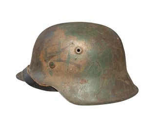 WH (HEER) Camouflaged M42 Helmet