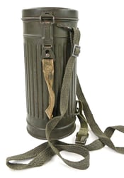 German Wehrmacht (Heer) M31 Gasmask & Cannister.