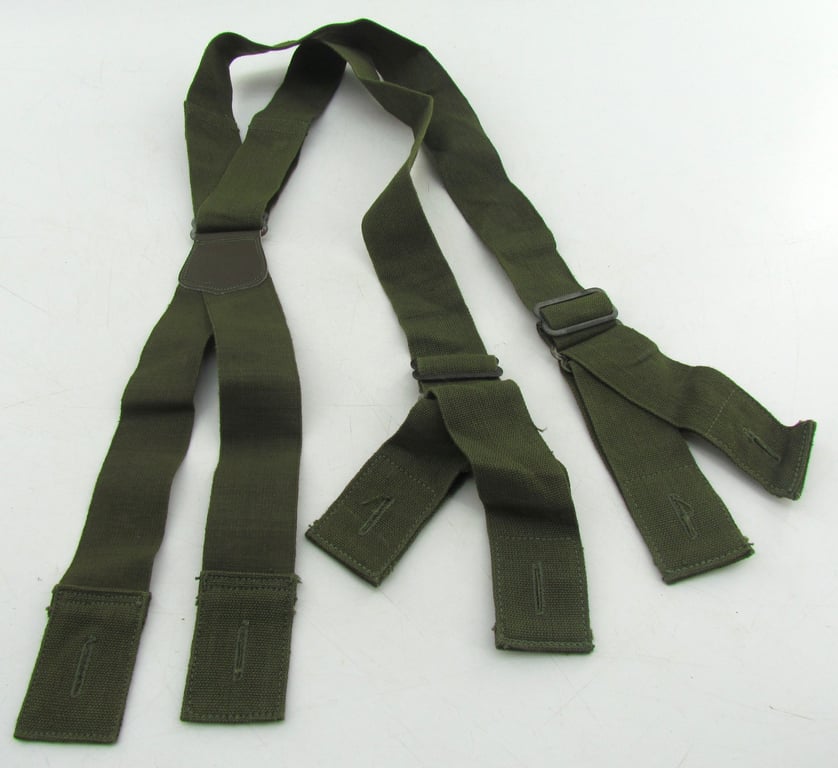 US WWII M43 Trousers Suspenders