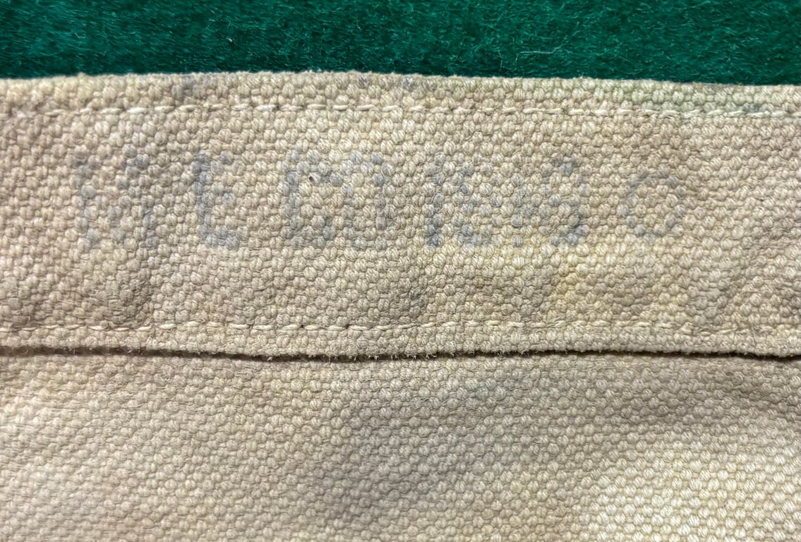 A 1908 Web Equipment Haversack dated 1918