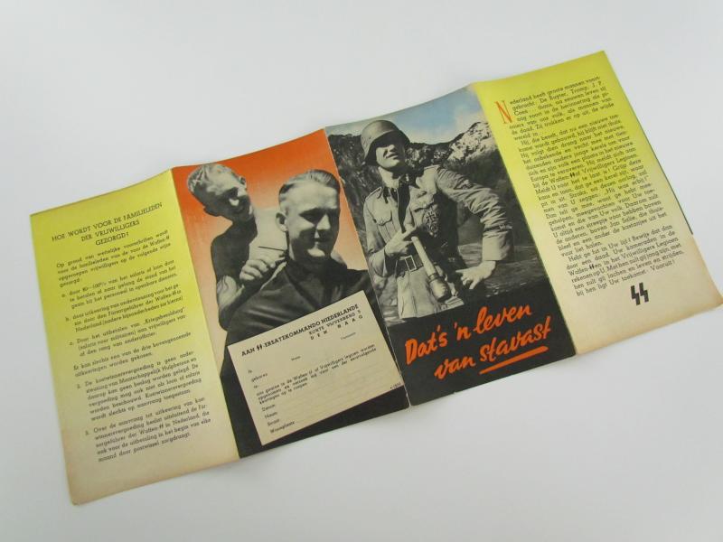 Dutch 'Waffen-SS' Recruitment Flyer/Poster