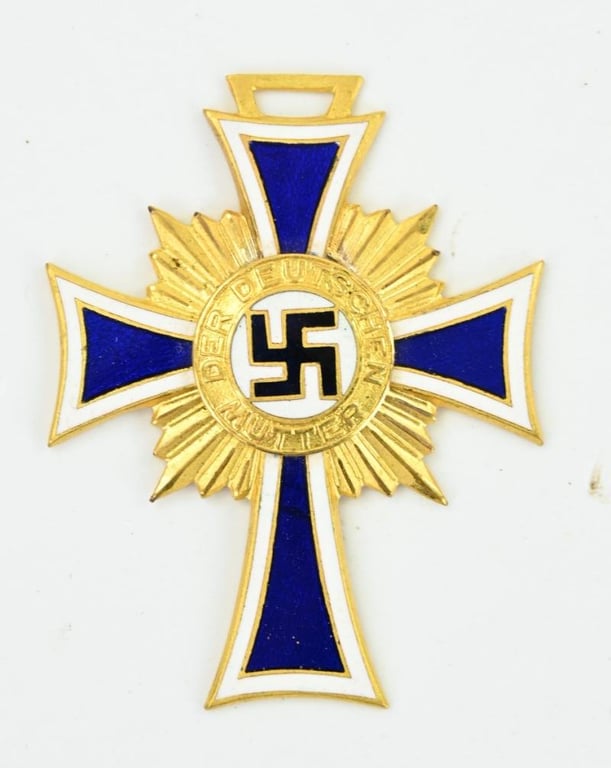 German Mother's Cross in Gold with case