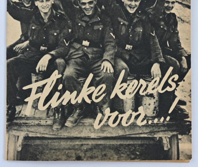 German Dutch Waffen-SS Recruitment Flyer