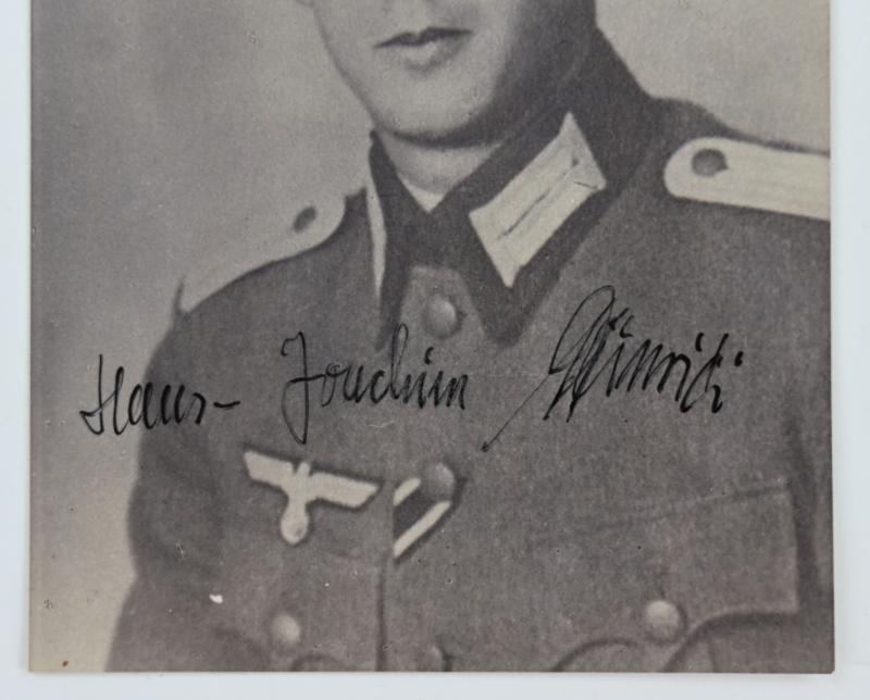 Signature of Wehrmacht Heer KC Recipient 'Hans-Joachim Heinrici'