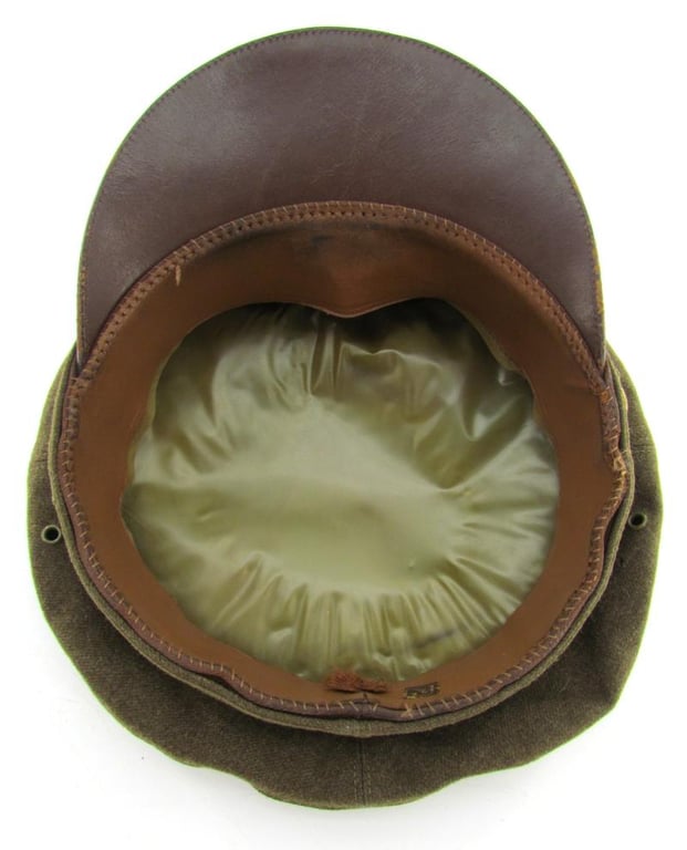 US WWII Army Air Force Officer's Crusher Visor Cap