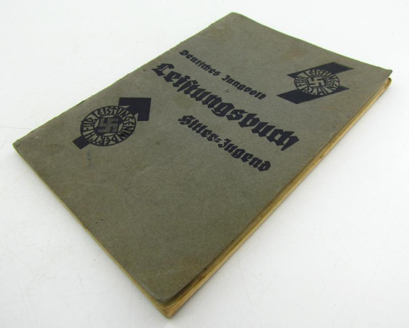 Deutsche Jungvolk (DJ) / Hitlerjugend (HJ) Leistungsbuch