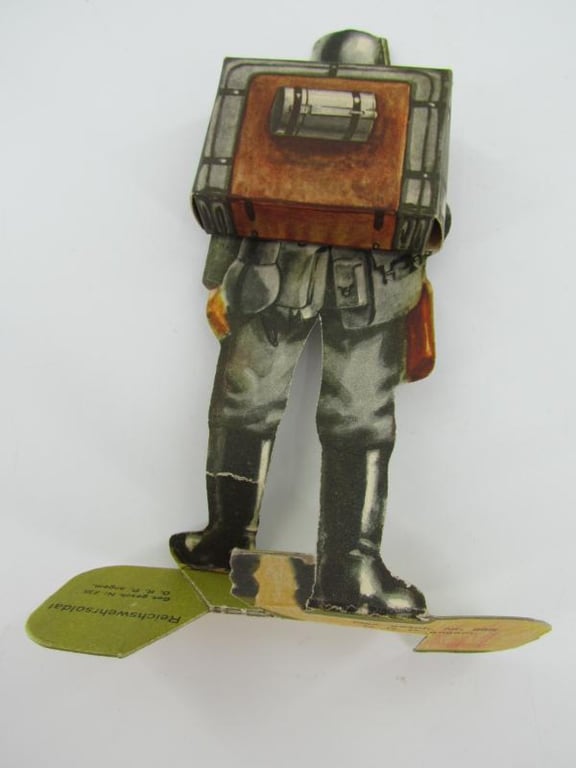 Trumpf chocolate paper reichswehr soldier
